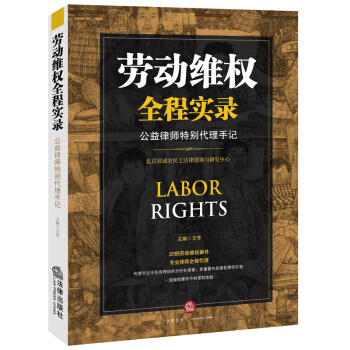 劳动维权全程实录:公益律师特别代理手记 法律出版社