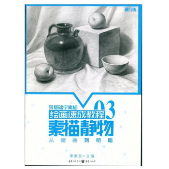 正版 繪畫速成教程——素描靜物 零基礎學素描 素描基礎教程 素描教程 素描教材 素描書籍 pdf epub mobi 下载