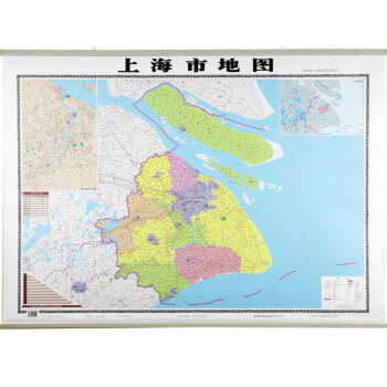 2018全新版上海市地圖掛圖 雙麵覆膜防水 高清 掛杆傢庭辦公專用掛圖 含交通 pdf epub mobi 下载