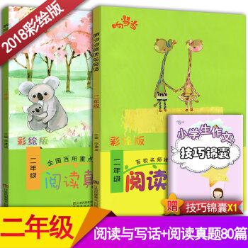 2018响阅读与写话2二年级+阅读真题80篇二年级2本套装 全国通用版小学语文阶梯阅读同步阅读训练彩 pdf epub mobi 下载