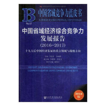 中国省域经济综合竞争力发展报告:2016-2017:2016-2017:后中国经济发