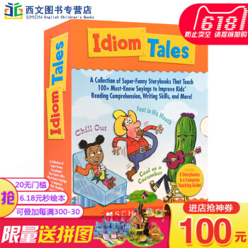 英文原版 Scholastic Idiom Tales 趣味認知故事集集習語大全8冊盒裝 傢長手冊 pdf epub mobi 下载