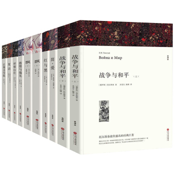 世界十大名著共10本无删减版 世界文学名著飘巴黎圣母院傲慢与偏见简爱红与黑复活战争与和平 pdf epub mobi 下载