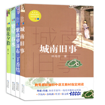 城南旧事 朝花夕拾 紫藤萝瀑布丁香结 繁星 春水 无删节版 中学生课外阅读书籍名著 四本套 pdf epub mobi 下载
