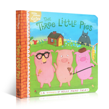 英文原版 The Three Little Pigs三只小猪 儿童早教 认知机关书 幼儿故事启蒙绘本 pdf epub mobi 下载