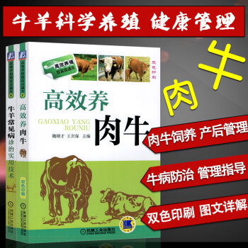 高效養牛技術 肉牛病害診斷與防治 牛羊養殖技術大全 養殖書籍 養牛技術書 牛羊養殖書 養牛技術大全