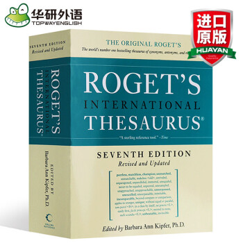 現貨正版 羅熱英語同義詞詞典 英文原版 英英字典辭典 Roget's International T