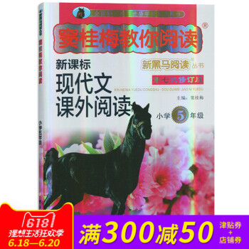 新黑马阅读窦桂梅教你阅读 小学5年级五年级新课标现代文课外阅读 pdf epub mobi 下载