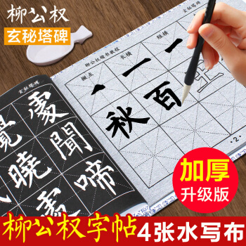 柳公權楷書練毛筆字帖水寫布套裝初學者兒童書法入門玄秘塔碑 pdf epub mobi 電子書 下載