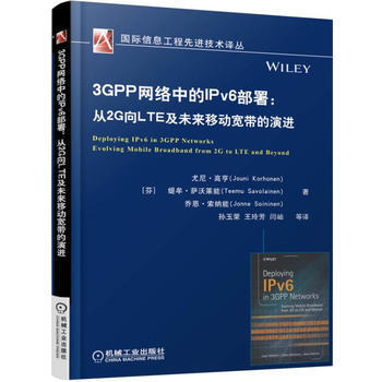3GPP网络中的IPv6部署:从2G向LTE及未来移动宽带的演进 机械工业出版社 pdf epub mobi 下载