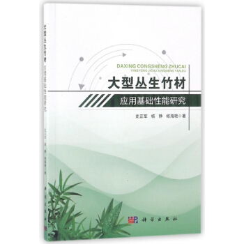大型丛生竹材应用基础性能研究 pdf epub mobi 电子书 下载