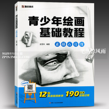 智品 素描石膏像青少年绘画基础教程墨点美术 素描画像素描基础教程同步视频教学名家讲解初学者素描工具书 图片色 pdf epub mobi 下载
