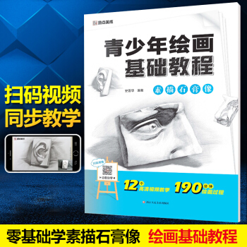 青少年绘画基础教程素描石膏像 素描书入门自学零基础墨点美术 素描画像素描基础教程同步视频教学名家讲解 pdf epub mobi 下载