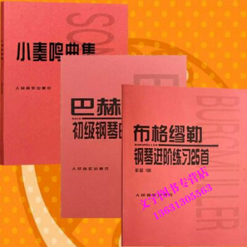 巴赫初級鋼琴麯集+小奏鳴麯集+布格繆勒鋼琴進階練習25首 pdf epub mobi 下载