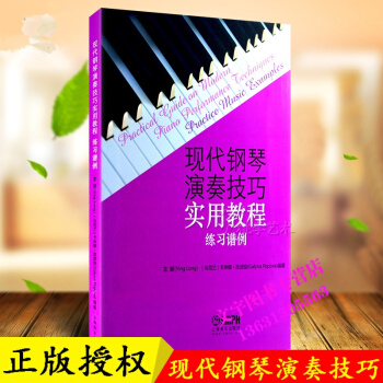音乐书 现代钢琴演奏技巧实用教程练习谱例 波波娃著 龙颍译 音乐学习 音乐钢琴奏技巧练习谱 pdf epub mobi 电子书 下载