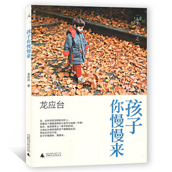 孩子你慢慢来 龙应台/著 人生三书之一 广西师范大学出版社 pdf epub mobi 电子书 下载