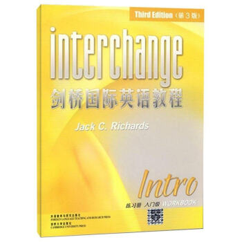 现货 正版 Interchange剑桥国际英语教程 入门级 练习册 第三版 外研社 1本