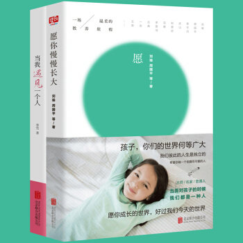 现货 当我遇见一个人+愿你慢慢长大 2册亲子教育书籍愿每个孩子都可以成为快乐的自己愿孩子慢慢长大亲情 pdf epub mobi 下载
