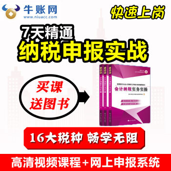2018网上报税视频教程一般小规模纳税人纳税申报做账实操实战课程 pdf epub mobi 下载