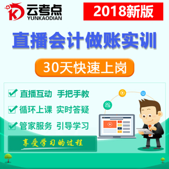 直播雲考點老會計特訓營會計實務做賬實訓網上報稅教程2018納稅書 pdf epub mobi 下载
