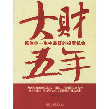 大財五年/抓住你一生中好的投資機會 pdf epub mobi 下载