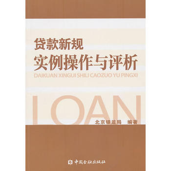 贷款新规实例操作与评析 9787504955340 pdf epub mobi 下载