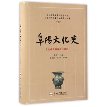 满58包邮 阜阳文化史 史前至魏晋南北朝卷 9787565025297 王秋生 合肥工业
