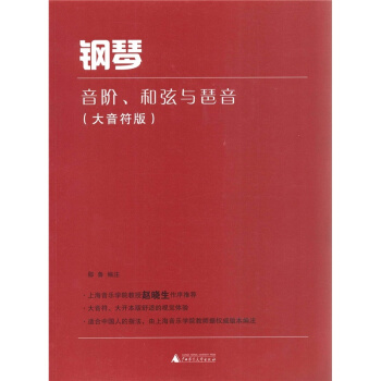 钢琴音阶和弦与琶音 大音符版邵鲁广西师范大学出版社9787549515622 pdf epub mobi 下载