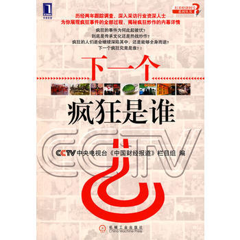 下一个疯狂是谁 中央电视台《中国财经报道》栏目组 9787111250111 pdf epub mobi 下载