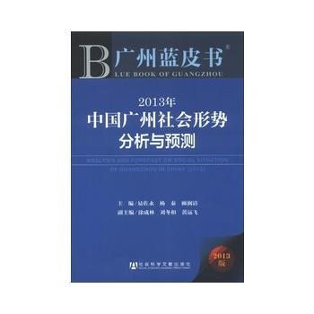 广州蓝皮书：2013年中国广州社会形势分析与预测 pdf epub mobi 电子书 下载