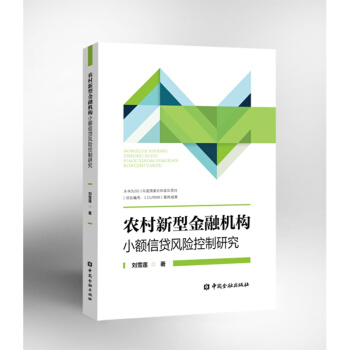农村新型金融机构小额信贷风险控制研究【中国金融出版社直属书店】 pdf epub mobi 下载