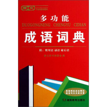 唐文多功能成语词典 pdf epub mobi 下载