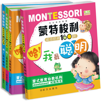 蒙特梭利早教书蒙特梭利成功经典160例经典家庭育儿书籍4本装 0-6岁儿童智力开发(蒙氏教育铂金版)