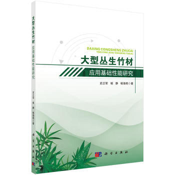 大型丛生竹材应用基础性能研究 pdf epub mobi 电子书 下载
