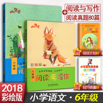 2018响阅读与写作6六年级+阅读真题80篇六年级2本套装 全国通用版小学语文阶梯阅读同步阅读训练彩 pdf epub mobi 电子书 下载