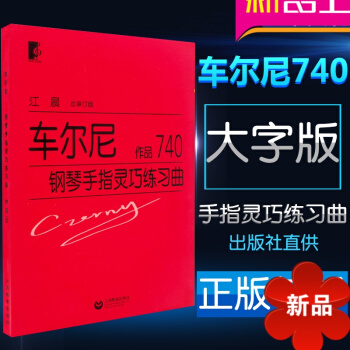 车尔尼740 大字版车尔尼钢琴手指灵巧练习曲作品740正版 上海教育出版社 初学入门钢琴曲集教程 江 pdf epub mobi 电子书 下载