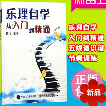 正版乐理自学从入门到精通乐理知识通用教材五线谱入门基础教程书陈飞钢琴乐理初学教程识谱速成音乐理论知识
