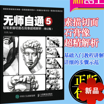 无师自通5:铅笔素描切面石膏像超精解析(修订版) 石膏切面像书 素描 素描切面石膏 绘画技法 素描石 pdf epub mobi 电子书 下载
