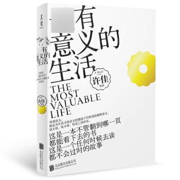 *有意义的生活 许佳 北京联合出版公司 pdf epub mobi 电子书 下载