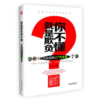 Z2-就是欺负你不懂:汽车保养之广汽丰田-小二 水利水电出版社 9787517023845 pdf epub mobi 电子书 下载