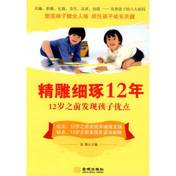 精雕细琢12年-12岁之前发现孩子优点 育儿/家教 书籍