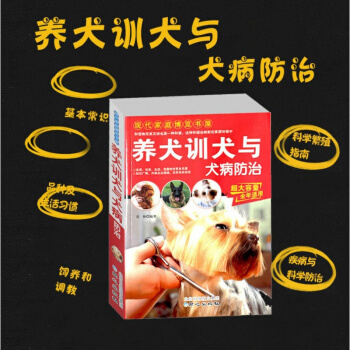 训练狗狗教程一本就够了 如何养狗训犬 技术教程书籍大全 小狗品种大全图 关于饲养狗狗饭食食谱的书籍